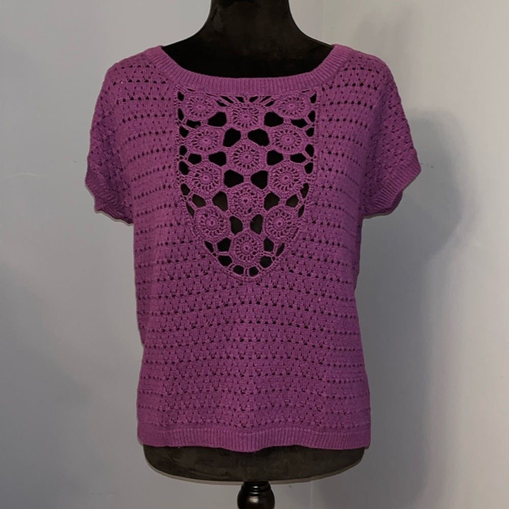 Crochet Cotton Sweater